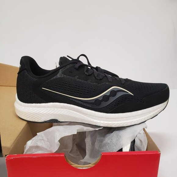 Saucony Women's Freedom 4 Running Shoe‎ Black/Sunset Size 8.5 - Picture 3 of 9